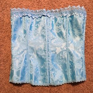 Light Blue Corset from Fredricks of Hollywood